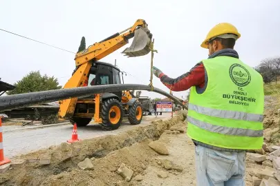 Büyükşehir DESKİ’den Honaz’da altyapı hamlesi