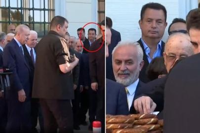 Cumhurbaşkanı Erdoğan'a bayram namazında Acun Ilıcalı da eşlik etti