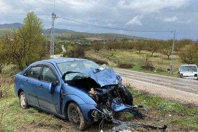 Elazığ’da ki kazada 1 kişi hayatını kaybetti