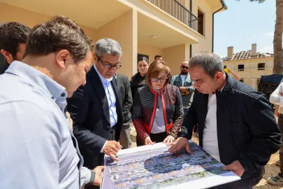 Gaziantep'te TCDD lojmanlarının restorasyonuna yakın mercek