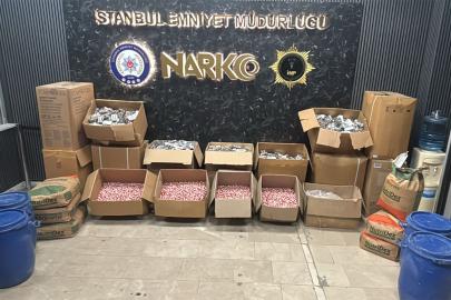 İstanbul’da 1 milyon adet uyuşturucu hap ele geçirildi: 6 gözaltı