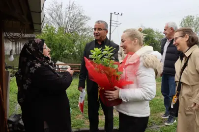 İzmit'ten kırsaldaki annelere özel sürpriz