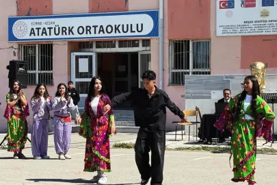 Keşan Atatürk Ortaokulu’nda bahar coşkusu