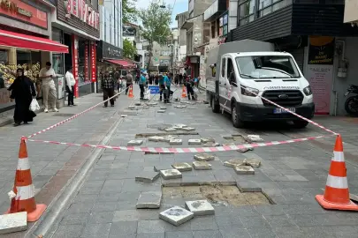 Kocaeli Gebze’de Eskiçarşı’da parke yenileme