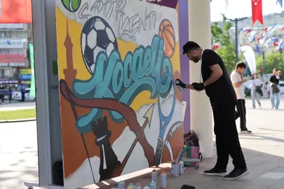 Kocaeli'de gençlerden EnFest’e renkli dokunuş