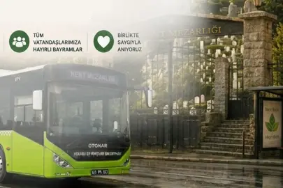 Kocaeli'de mezarlıklara ulaşım ücretsiz