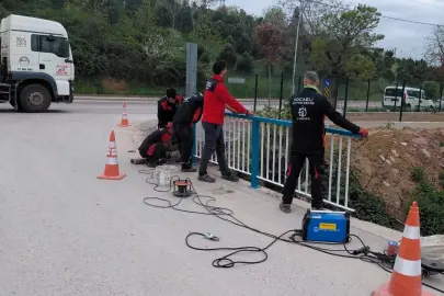 Korkuluklar, Kocaeli Büyükşehir’le pırıl pırıl ve güvenli