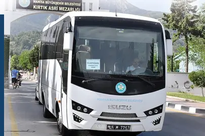 Manisa Büyükşehir mezarlıklara ücretsiz ulaştıracak
