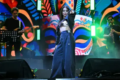 Manisa'da Gençlik Festivali’nde Simge coşkusu