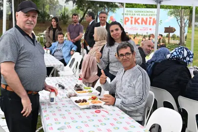Manisa’da özel bireyler Ortaköy’de piknikte buluştu