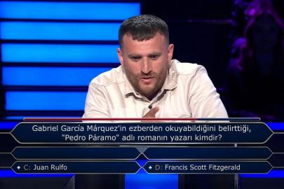 Milyoner'de renkli anlar: 50 bin TL'lik soruya "o piti piti" yaparak yanıt verdi