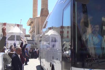 Şırnak'ta 139 Hacı adayı dualarla kutsal topraklara uğurlandı