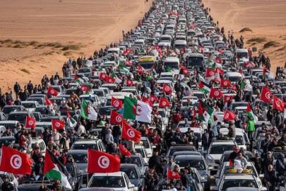 Sumud Filosu’nun kara konvoyu Gazze için yola çıktı