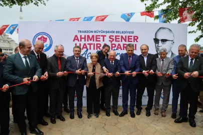 Trabzon’da Ahmet Şener Hatıra Parkı açıldı