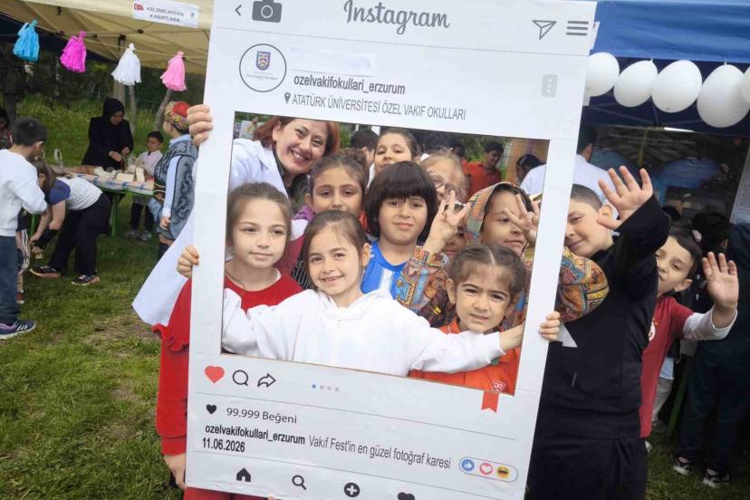 Atatürk Üniversitesi özel vakıf okullarında "VakıfFest" coşkusu: Bilim, sanat ve teknoloji aynı çatı altında buluştu