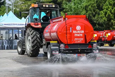 Balıkesir Büyükşehir'den kırsala yangın tankeri