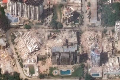 Çifte deprem sonrası korkunç manzara: Yıkımın boyutu uzaydan görüldü