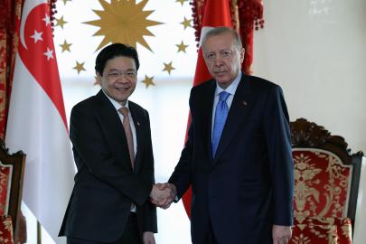 Cumhurbaşkanı Erdoğan, Singapur Başbakanı Wong'u kabul etti