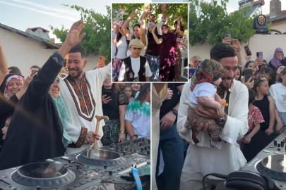 Dünyaca ünlü DJ Mahmut Orhan köyünde konser verdi