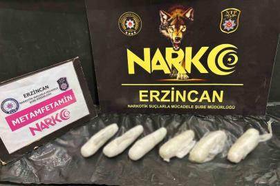 Erzincan’da 565 gram metamfetamin ele geçirildi: 2 şüpheli tutuklandı