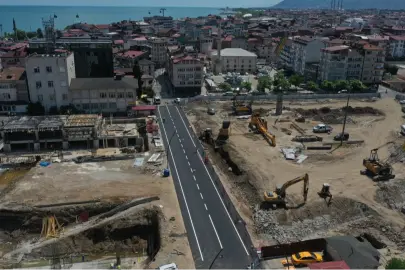 Ordu'da Millet Düzü’nde ilk asfalt serildi