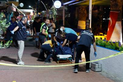 Bodrum'da, restoranda kanlı infaz