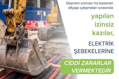 Fırat EDAŞ’tan izinsiz kazılara uyarı