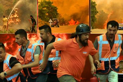 Muğla, Balıkesir ve Antalya'da orman yangını | Balıkesir Çamoba'da alevler yeniden büyüdü