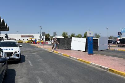 Antalya Havalimanı'nda kadın cinayeti sonrası hareketli anlar