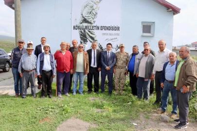 Çıldır Kaymakamı Sakızcı köylerde