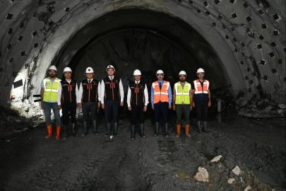 Çirişli Tüneli’nde kazı ve destek çalışmalarında yüzde 60, nihai beton çalışmalarında ise yüzde 49 seviyesine ulaşıldı
