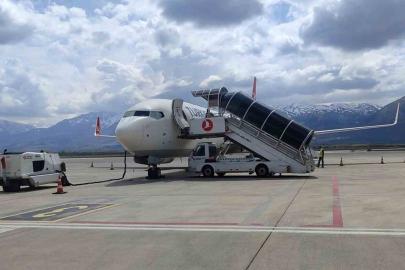 Erzincan Havalimanı temmuz ayında 48 bin yolcuya hizmet verdi