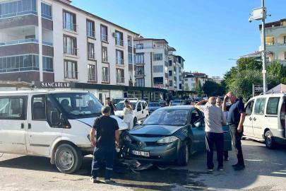 Kazadan kaçmak isterken motosiklet çarptı