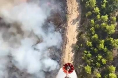 Antalya'da orman dışı alanda yangın