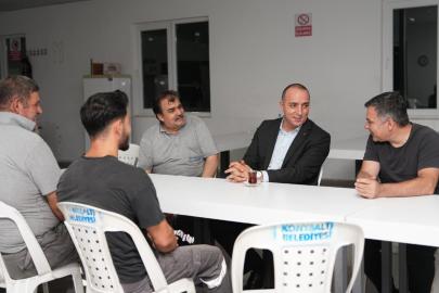 Başkan Kotan'dan personele akşam ziyareti