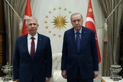 Cumhurbaşkanı Erdoğan Mansur Yavaş'ı kabul etti