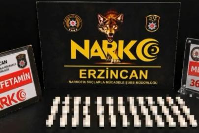 Erzincan’da midesinde uyuşturucu taşıyan şüpheli tutuklandı