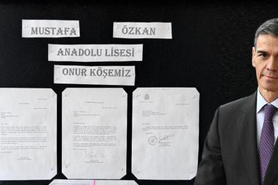 İspanya Başbakanı Pedro Sanchez'den Kayseri'deki liseye mektup