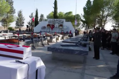 KKTC'de 52 yıl sonra şehit töreni: 37 şehitten 15’inin kimlik tespit işlemleri bitti