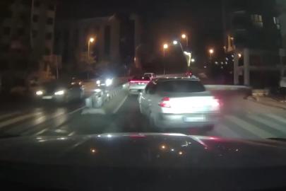 Makas atarak trafiği tehlikeye düşüren sürücüye 90 bin lira ceza