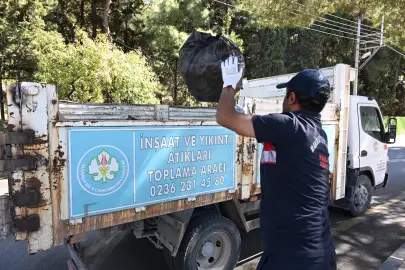 Manisa’da Spil Dağı yolunda temizlik çalışması