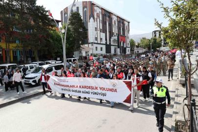 Muş’ta Gaziler Günü dolayısıyla yürüyüş düzenlendi
