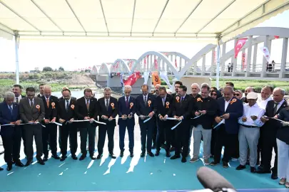 Tarihi Gediz Köprüsü yeniden hizmette