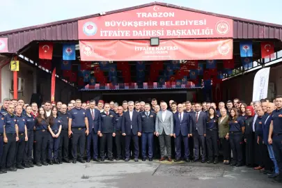 Trabzon İtfaiyesi'ne 9 yeni araç kazandırıldı