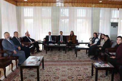 ABD Ankara Büyükelçiliği kamu diplomasisi heyetinden Atatürk Üniversitesine ziyaret