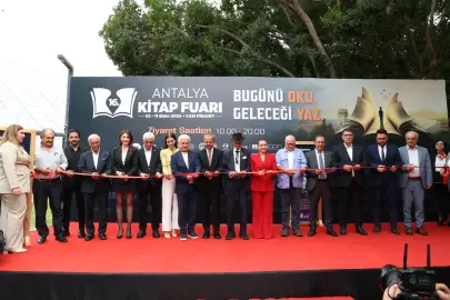 Antalya’da 16. Kitap Fuarı başladı