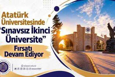 ATA-AÖF’te sınavsız ikinci üniversite başvuruları 25 Ekim’e kadar devam ediyor