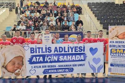 Bitlis Adliyesi, SMA hastası Ata bebek için sahaya çıktı