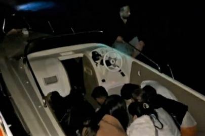 Bodrum'da 15 kaçak göçmen ile 2 organizatör şüphelisi yakalandı