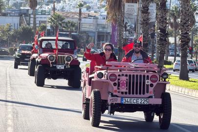 Bodrum’da 'Cumhuriyet' konvoyu